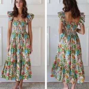 Floral Midi Dress Mille